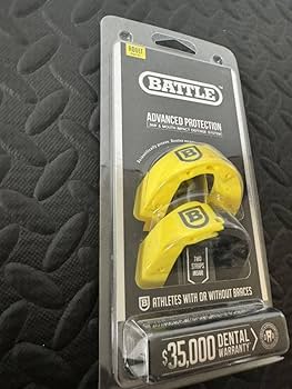 Amazon.co.jp: BATTLEマウスピース スタンダードタイプ 黄/黒+